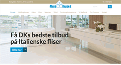 Desktop Screenshot of flisehuset.dk